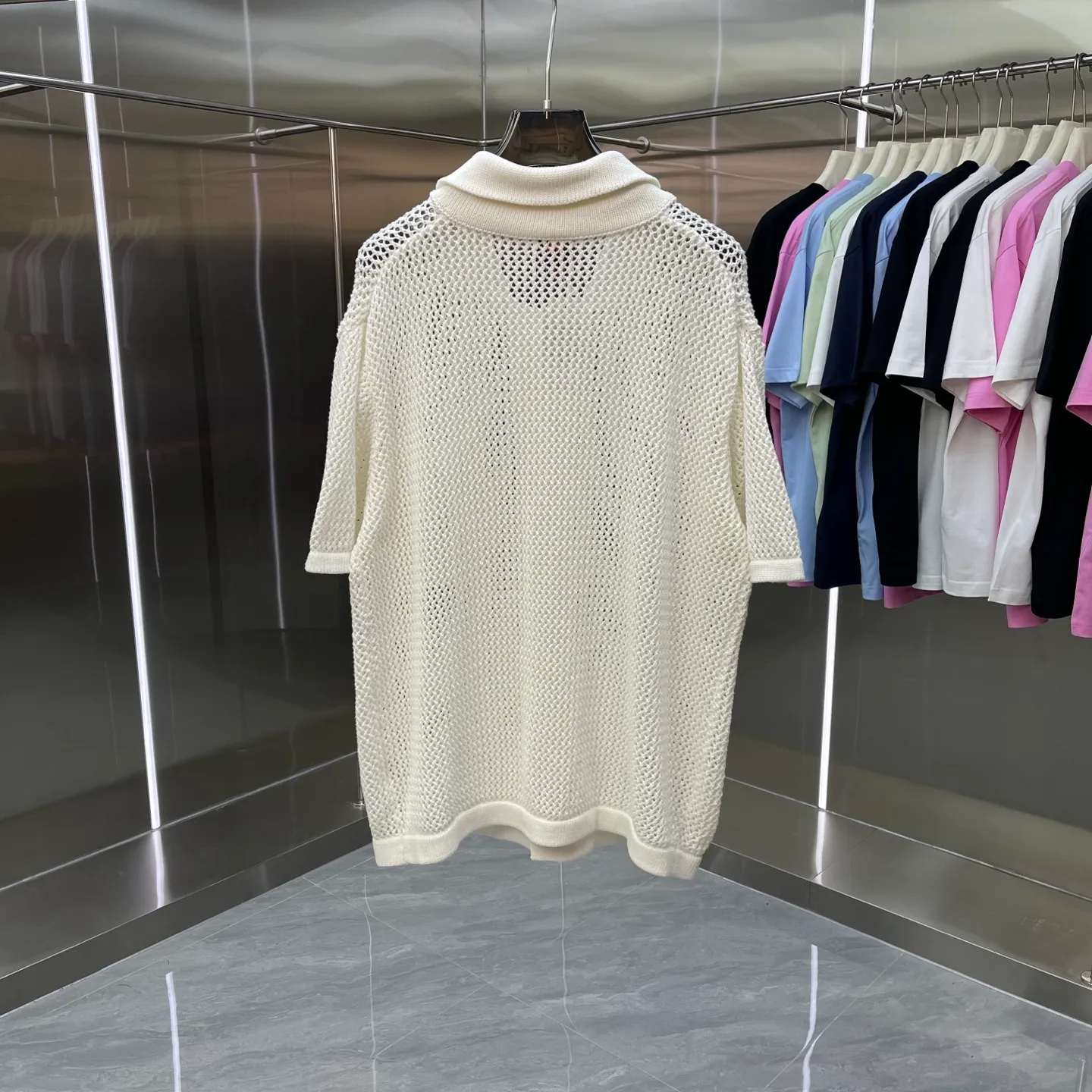 CASABLANCA Casablanca sweater suit Original development, comfortable upper body, imported equipment, original high-density embroidered seal, two-color splicing, hand-sewn cuffs + hem, OEM by domestic first-line brand Factory, impeccable workmanship Sizes: S M L XL